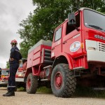 Photographe reportage Pompier Aveyron