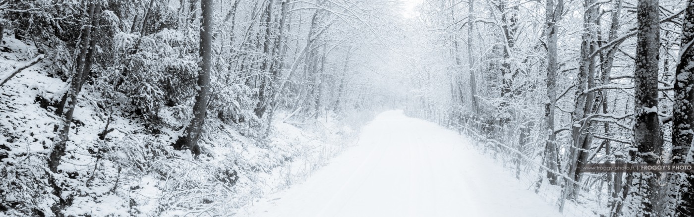 Photo de l'Aveyron sous la neige